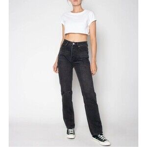 NWT ZGY Ziggy Denim ZGY Women's 27 4 Straight Up Hi Rise Relaxed Straight Jean